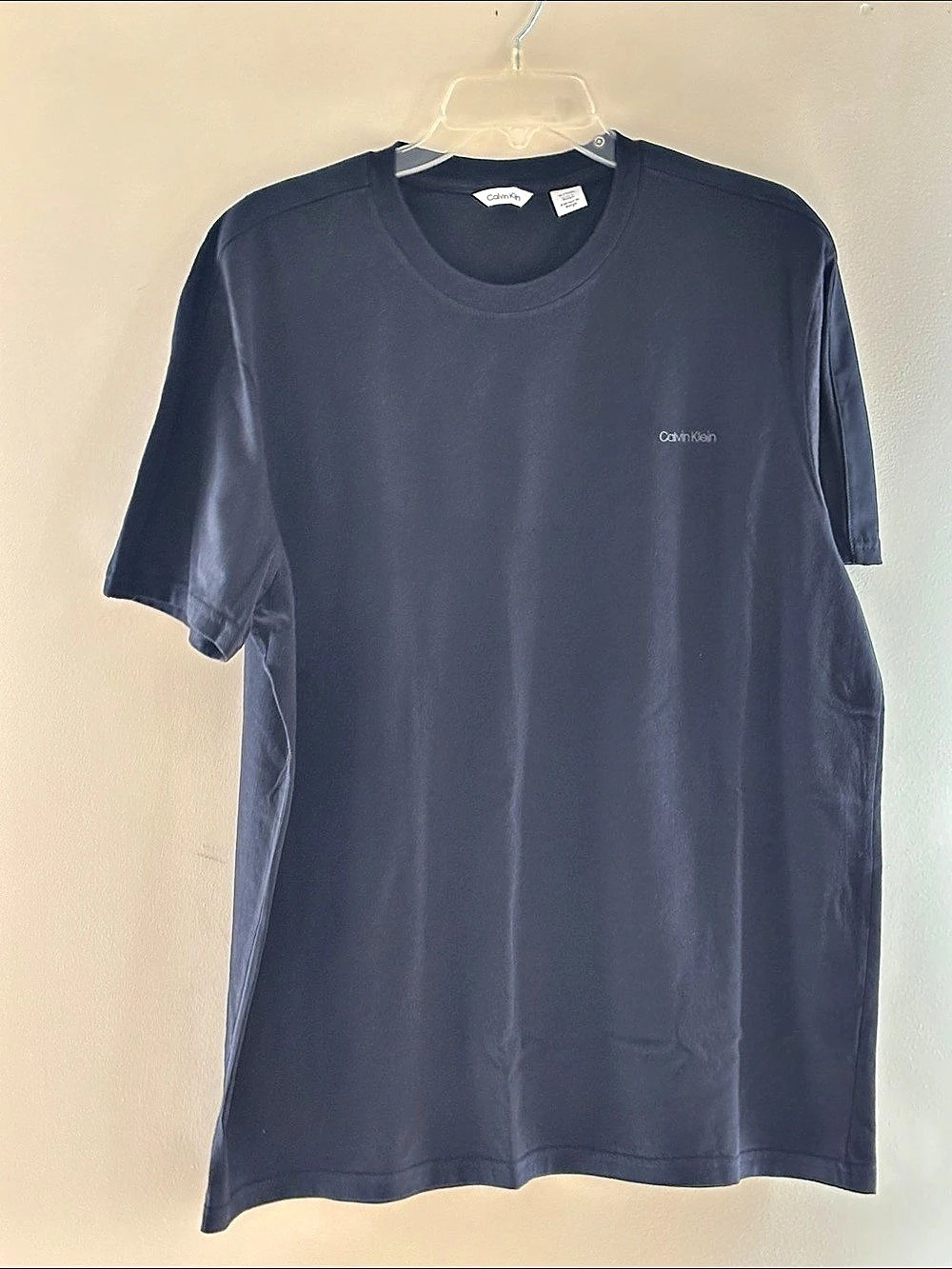 Calvin Klein Logo Short Sleeve Tee in Black Size XL
